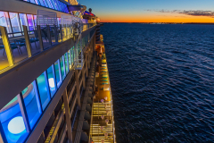 AIDAprima Blick vom Skywalk