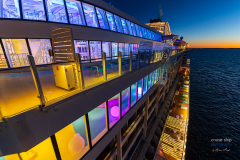 AIDAprima Blick vom Skywalk