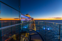 AIDAprima Blick vom Skywalk