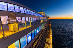 AIDAprima Blick vom Skywalk