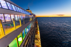 AIDAprima Blick vom Skywalk
