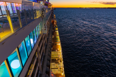 AIDAprima Blick vom Skywalk