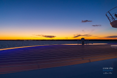 AIDAprima Blick über das Patiodeck