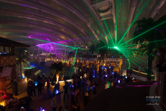 AIDAprima Lasershow im Beach Club