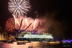Mein Schiff 1 Taufe in Hamburg