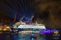 Mein Schiff 1 Taufe in Hamburg