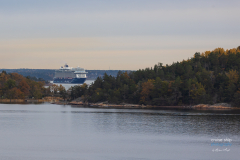 Mein Schiff 1 in den Schären vor Stockholm