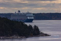 Mein Schiff 1 in den Schären vor Stockholm