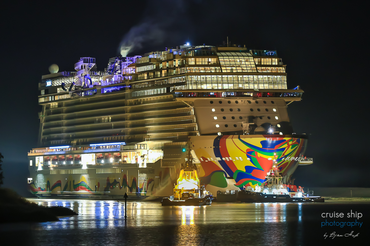 You are currently viewing „Time to say goodbye“ – Norwegian Encore verabschiedet sich aus Papenburg