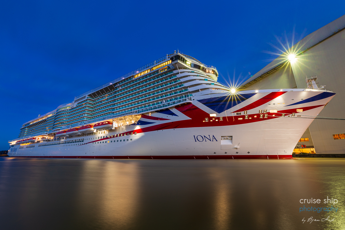 Iona - Bildergalerie vom neuen Kreuzfahrtschiff für P&O Cruises
