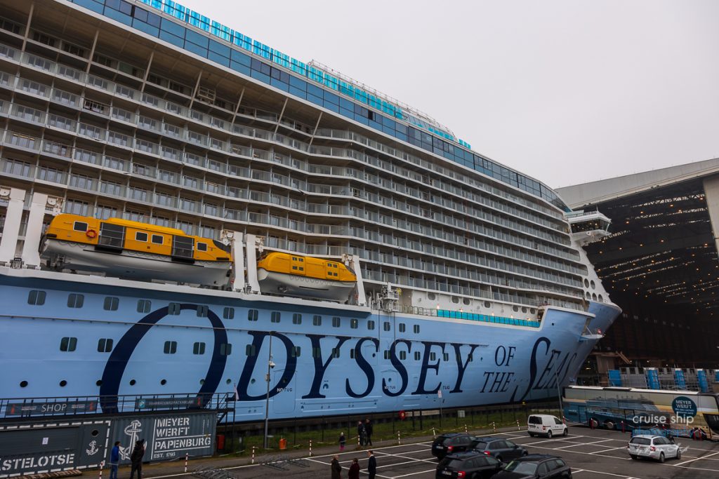 Meyer Werft: Odyssey of the Seas verlässt Baudock 3