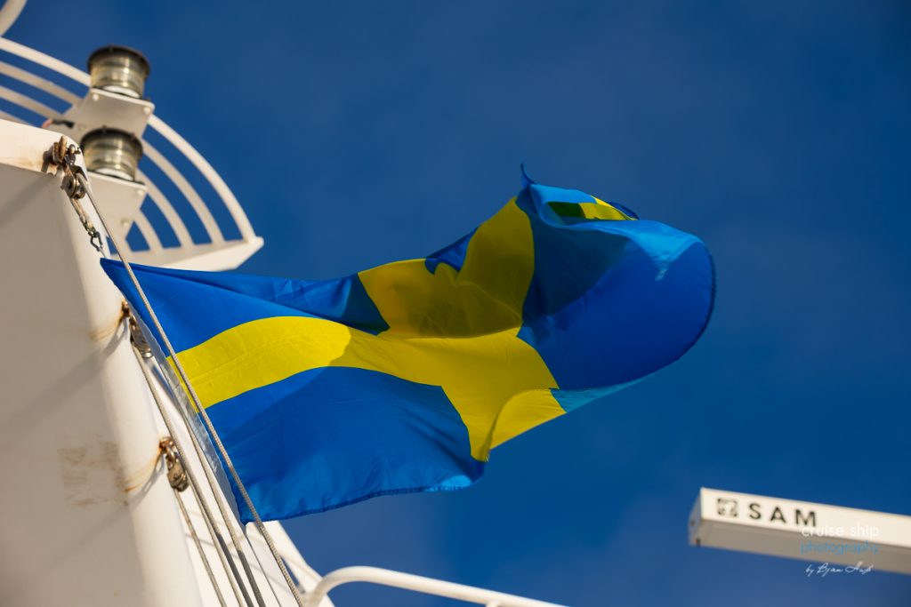die schwedische Fahne