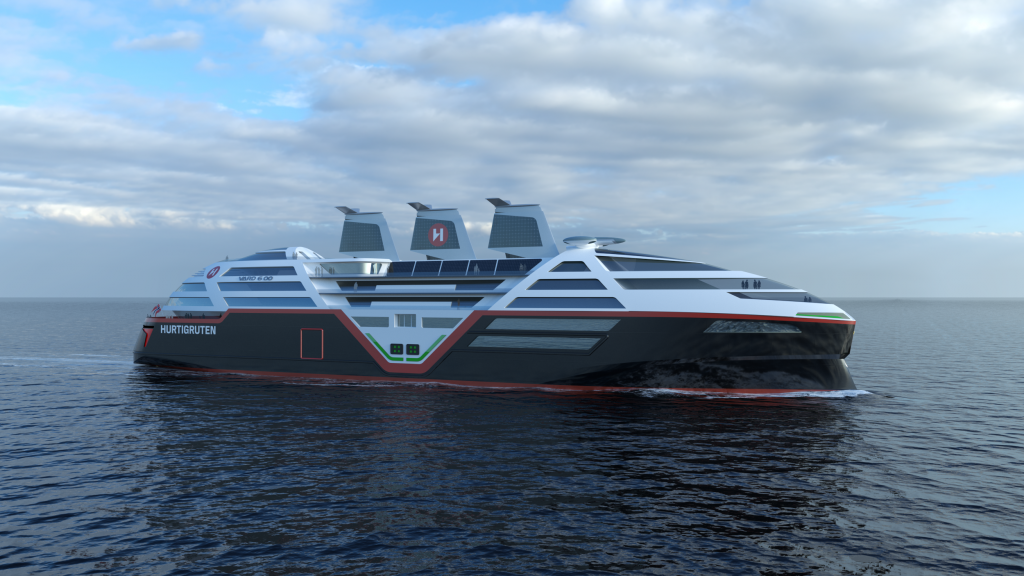 Projekt „Sea Zero“:Hurtigruten Norwegen stellt das erste emissionsfreie Postschiff vor 1