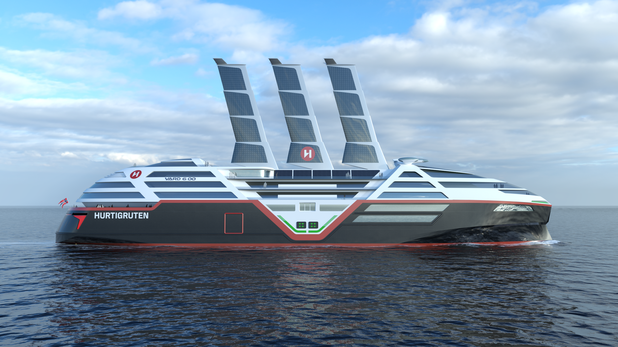 Read more about the article Projekt „Sea Zero“:Hurtigruten Norwegen stellt das erste emissionsfreie Postschiff vor